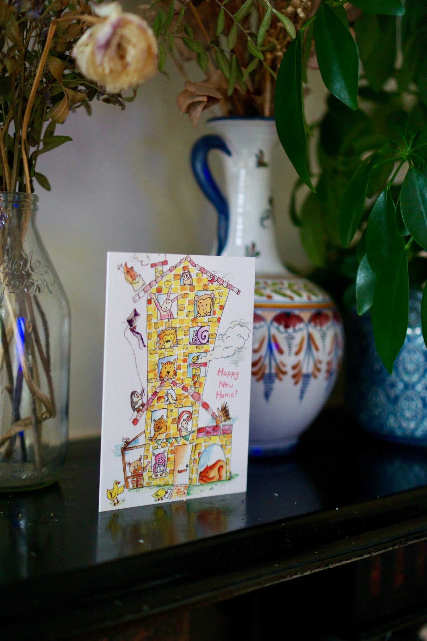 Happy New Home - animal card